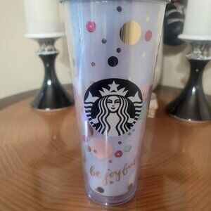 RETIRED Starbucks 2016 Be Joyful Holiday 24 oz Venti Tumbler